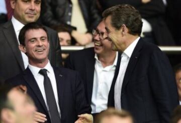 Nicolas Sarkozy y Manuel Valls.