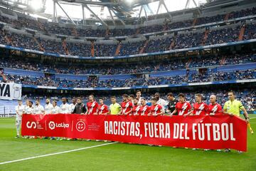 Duelo entre el Real Madrid Real Madrid Club de Fútbol y el Rayo Vallecano de Madrid.