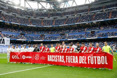 Duelo entre el Real Madrid Real Madrid Club de Fútbol y el Rayo Vallecano de Madrid.