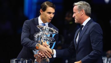 Nadal: "Los jugadores son cada vez más altos y la altura de la red sigue siendo la misma"