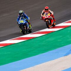 Enorme séptimo de Márquez en la victoria de Quartararo