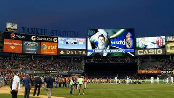El Real Madrid en el Yankee Stadium (Nueva York)
