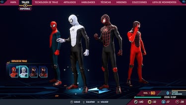 Trajes de Marvel's Spider-Man 2