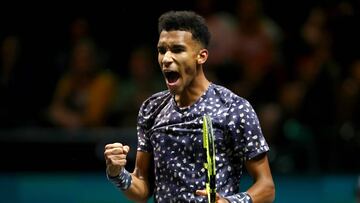 Félix Auger-Aliassime, en Róterdam.