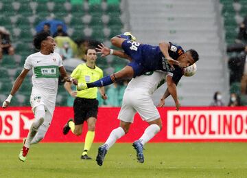 El jugador del Real Madrid ha sufrido una aparatosa caída durante el partido de liga ante el Elche, que le ha supuesto una rotura en la nariz que le hará pasar por el quirófano.