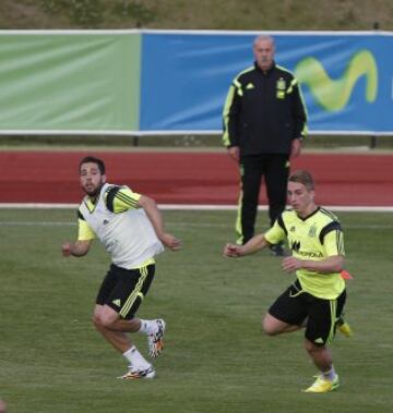 Jordi Alba y Deulofeu.