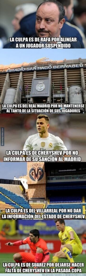 Los memes sobre la posible alineación indebida de Cheryshev en el Cádiz - Real Madrid