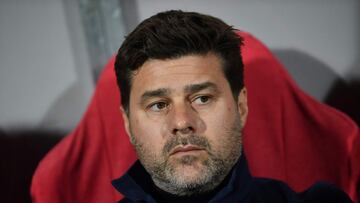 (FILES) In this file photo taken on November 06, 2019 Tottenham Hotspur&#039;s Argentinian head coach Mauricio Pochettino looks on prior to the UEFA Champions League Group B football match between Red Star Belgrade (Crvena Zvezda) and Tottenham Hotspur at