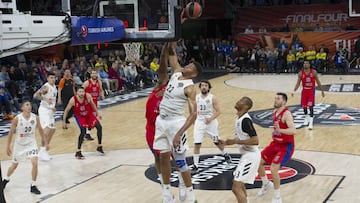 17/05/19 PARTIDO BALONCESTO BASKET SEMIFINAL 
 FINAL FOUR EUROLEAGUE VITORIA GASTEIZ 2019 
 CSKA MOSCU - REAL MADRID 
 WALTER TAVARES