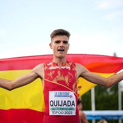 Alejandro Quijada, oro en 3.000 metros obstáculos