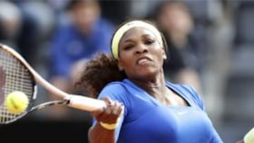 EN RACHA. Serrena vuelve a pasar por un buen momento. En Madrid se proclamó campeona sobre la tierra azul.