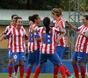 El Atlético golea y es segundo, tras adelantar a las azulgrana