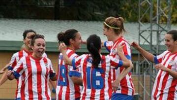 El Atlético golea y es segundo, tras adelantar a las azulgrana