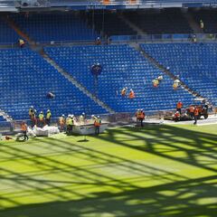Así se encuentra el nuevo Bernabéu antes de su estreno