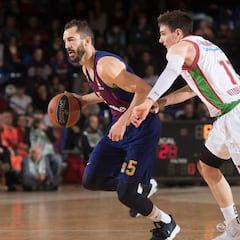 El Barça corta la racha del Baskonia en el Palau