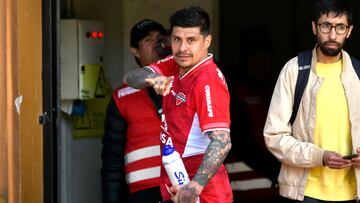 Futbol, Coquimbo Unido vs Ñublense.
Fecha 25, campeonato Nacional 2023.
El jugador de Ñublense Patricio Rubio es fotografiado durante el partido de primera division contra Coquimbo Unido disputado en el estadio Francisco Sanchez Rumoroso en Coquimbo, Chile.
30/09/2023
Alejandro Pizarro Ubilla/Photosport
Football, Coquimbo Unido vs Ñublense.
25nd turn, 2023 National Championship.
Ñublense's player Patricio Rubio is pictured during the first division match against Coquimbo Unido at the Francisco Sanchez Rumoroso in Coquimbo, Chile.
30/09/2023
Alejandro Pizarro Ubilla/Photosport
