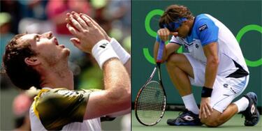 A David Ferrer le faltó fe y a Murray le sobró la telaraña