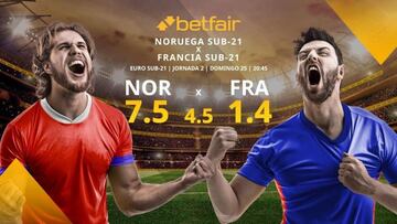 Noruega sub-21 vs. Francia sub-21: alineaciones, horario, TV, estadísticas y pronósticos