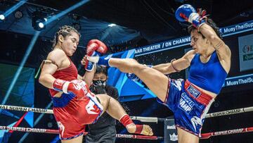 Desirée Rovira en un combate.