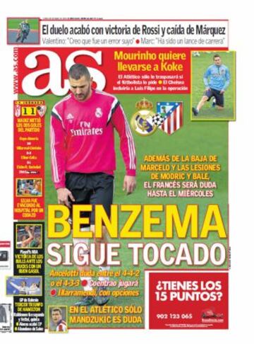 Las portadas de AS de abril