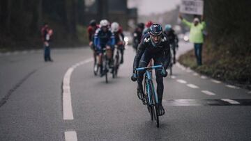 Valverde atac&oacute; en la A Trav&eacute;s de Flandes 2018.