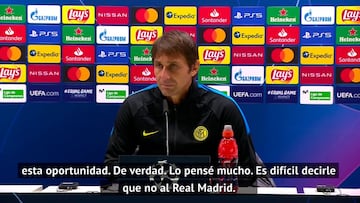 Conte: "Agradezco al Real Madrid el interés, pero no era el momento"