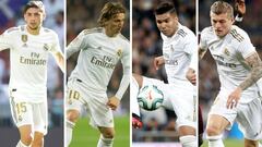Real Madrid: Zidane's multiple midfield combinations