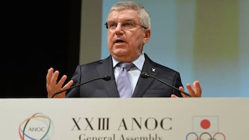 Thomas Bach interviene durante la XXIII asamblea general de ANOC.