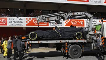 McLaren, con problemas en pretemporada. 