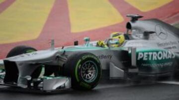 Nico Rosberg, el m&aacute;s r&aacute;pido del viernes.
