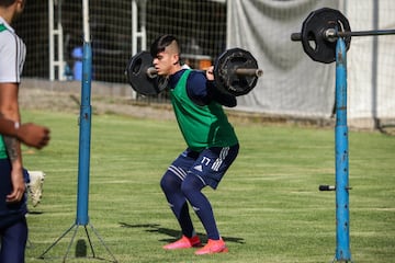 Así fue la primera práctica de campo de Millonarios. Fredy Guarín, Harrison Mojica, Daniel Ruiz y Jader Valencia fueron los protagonistas