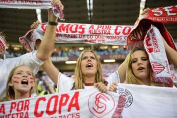Las im¨¢genes del Sevilla-Benfica