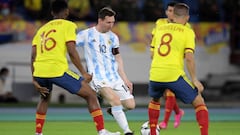 Argentina pierde dos puntos con Colombia en Barranquilla