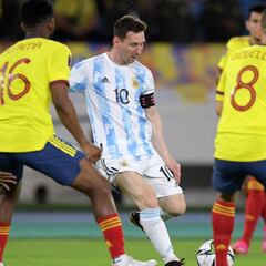 Argentina pierde dos puntos con Colombia en Barranquilla
