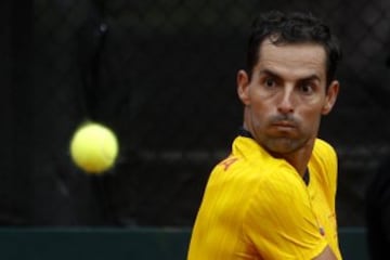 Santiago Giraldo guió el triunfo de Colombia en la Copa Davis.