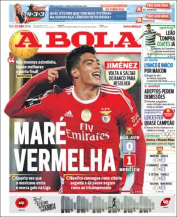 Portadas de la prensa mundial