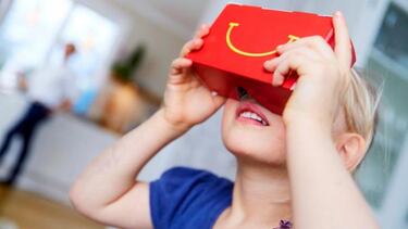 McDonald's se suma a la realidad virtual con sus cardboard