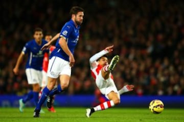 Alexis Sánchez volvió a ser titular en Arsenal luego de dos fechas. 