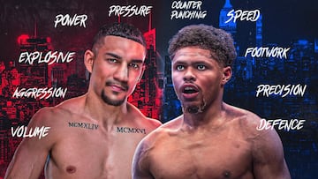Cartel del Teófimo López vs Shakur Stevenson.