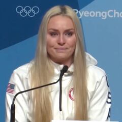 No pudo aguantar las lágrimas: Lindsey Vonn rompió a llorar al recordar a su abuelo