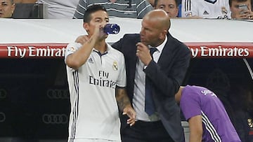 James habla en la cancha y juega para quedarse en el Real Madrid