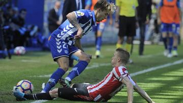 7Ð5-17, VITORIA
FUTBOL. LIGA SANTANER, ALAVES-ATHLETIC
munain y femenia
FOTO: L. RICO