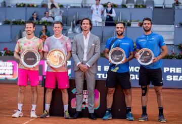 08/05/22
MUTUA MADRID OPEN 2022
WESLEY KOOLHOF - NEAL SKUPSKI -- JUAN SEBASTIAN CABAL - ROBERT FARAH
