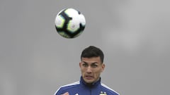 El golazo de Paredes en el entrenamiento