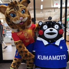 Lola actuará con Kumamon en el descanso del Japón - España