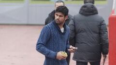 Costa se reúne con los fisios para preparar su recuperación