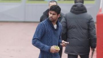 Diego Costa, en Majadahonda