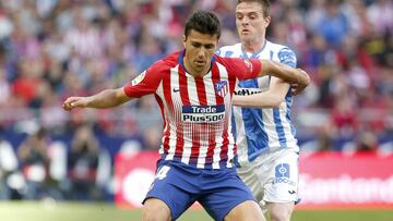 Rodrigo con el Atlético.