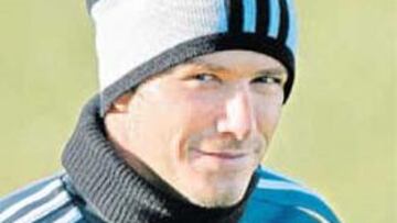 <b>LO INTUÍA. </b>Beckham vuelve tras un mes apartado por Capello.