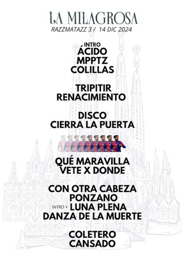 La Milagrosa, el grupo que se convertir¨¢ en tu religi¨®n... Con gui?o a Lamine Yamal